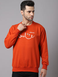 Vimal Jonney Fleece Round Neck Printed Sweatshirt for Men