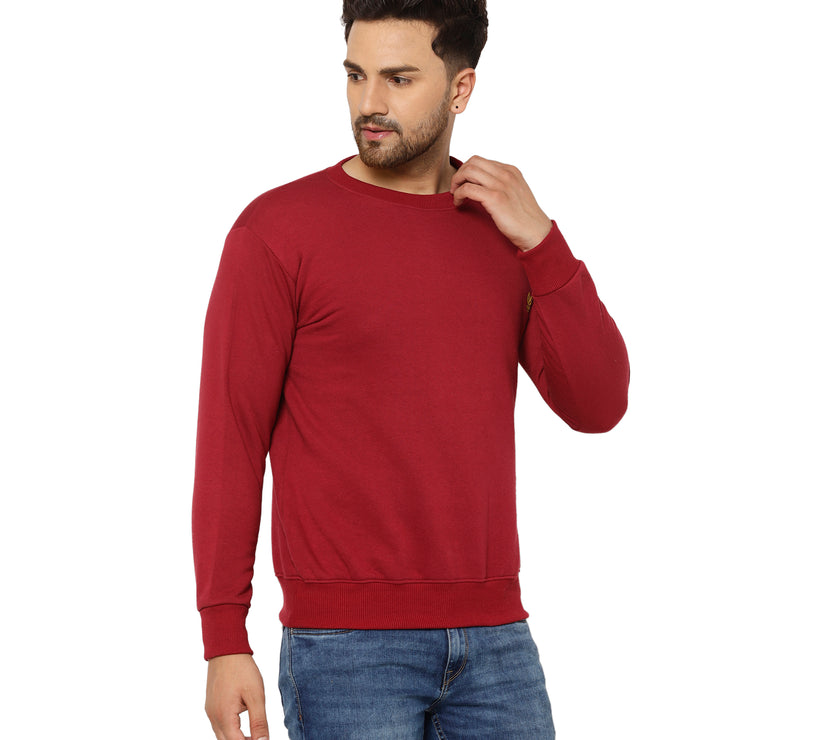 Vimal Jonney Fleece Round Neck Sweatshirt for Men