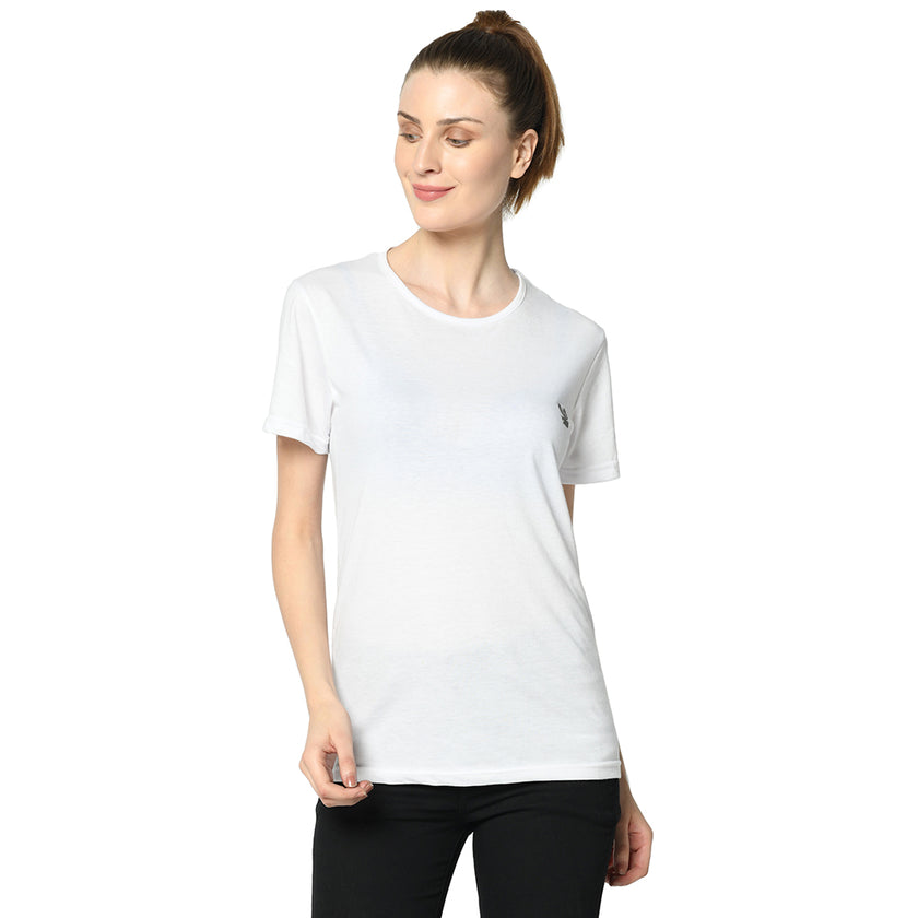 Vimal Jonney White Color  Tshirt For Women