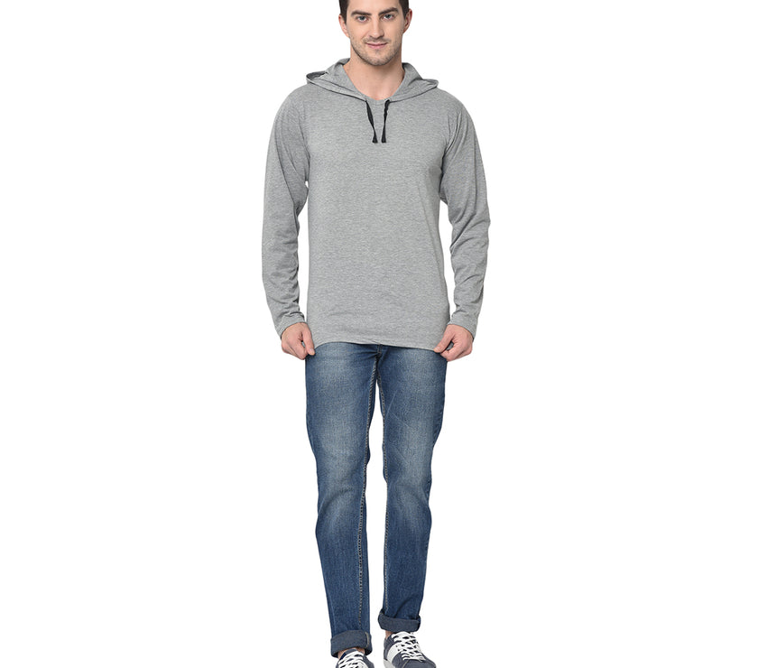Vimal Jonney Full Sleeve Silver T-shirt For Men's - Vimal Clothing store
