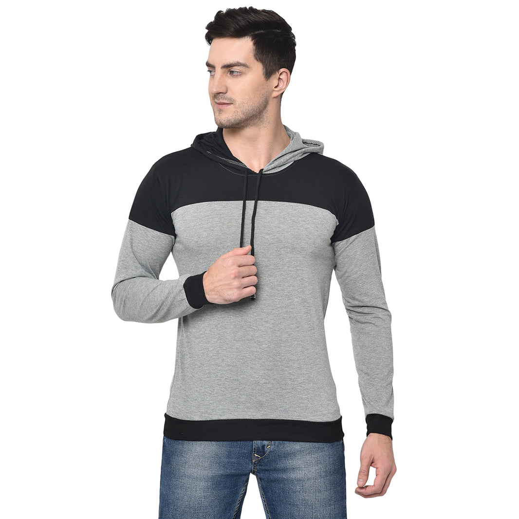 Vimal Jonney Full Sleeve Grey T-shirt For Men's - Vimal Clothing store
