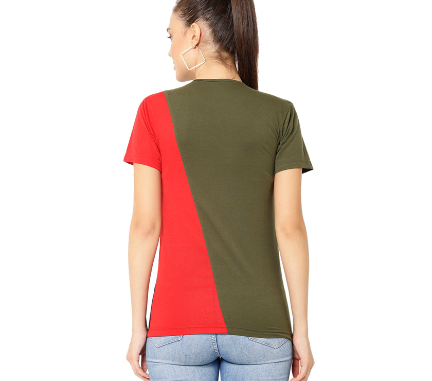 Vimal Jonney Green Color T-shirt For Women