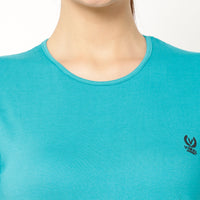 Vimal Jonney Light Blue Color T-shirt For Women