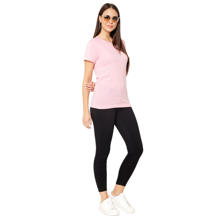 Vimal Jonney Pink Color T-shirt For Women