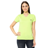 Vimal Jonney Green Color T-shirt For Women